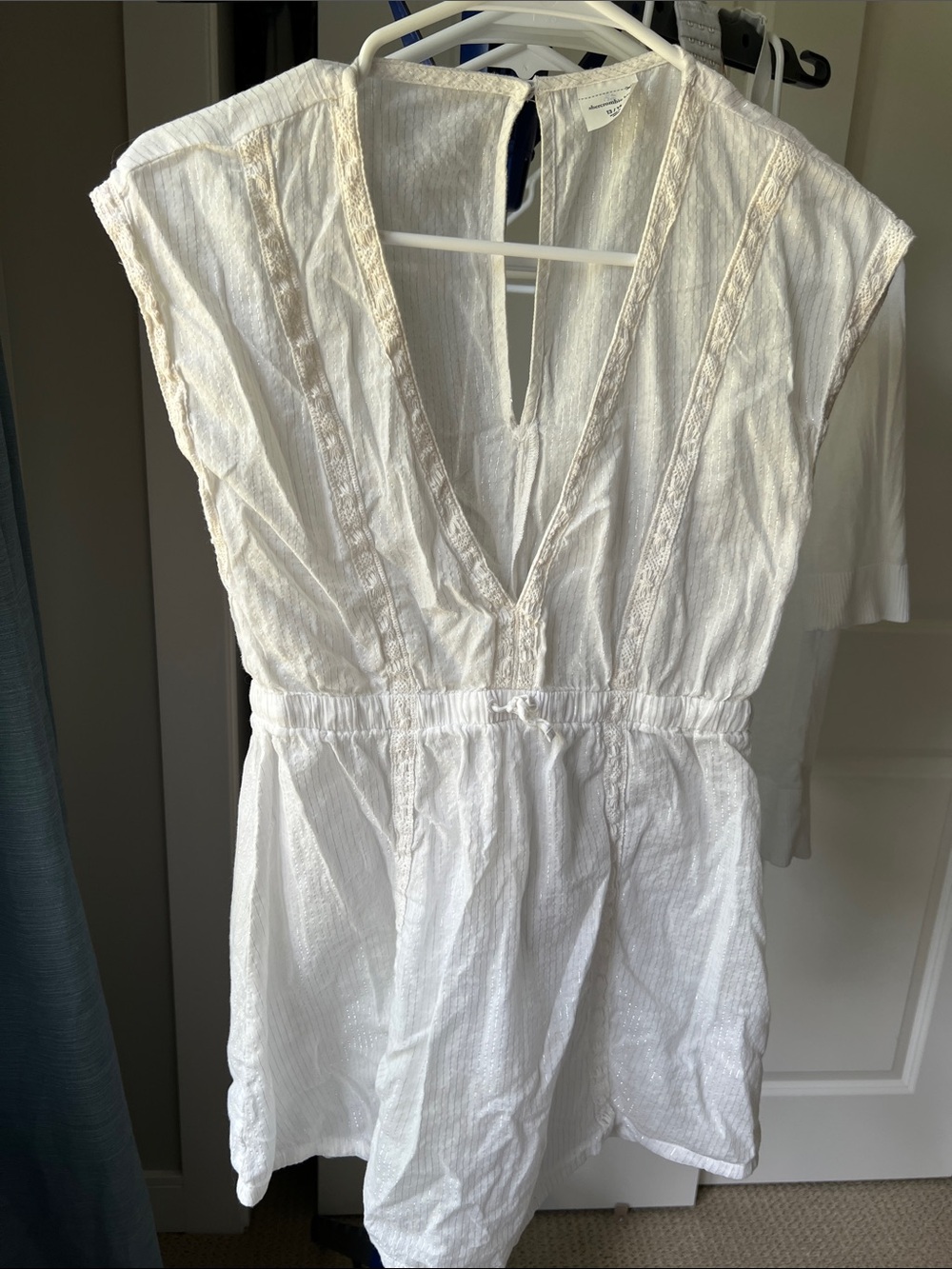 Abercrombie Kids Lightweight White swim cover up